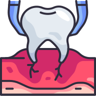 external Tooth-Extraction-dentistry-goofy-color-kerismaker icon