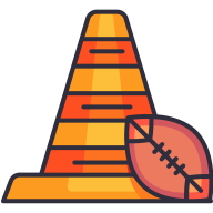 external Trainning-american-football-goofy-color-kerismaker icon