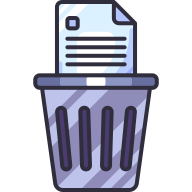 external Trash-file-document-goofy-color-kerismaker icon