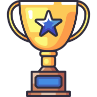 external Trophy-education-goofy-color-kerismaker icon