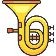 external Tuba-musical-instrument-goofy-color-kerismaker icon