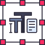 external Typhography-graphic-design-goofy-color-kerismaker icon