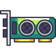 external VGA-Card-computer-hardware-goofy-color-kerismaker icon