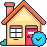 external Verified-real-estate-goofy-color-kerismaker icon