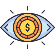 external Vision-finance-goofy-color-kerismaker icon