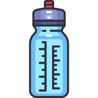 external Water-Bottle-fitness-goofy-color-kerismaker icon