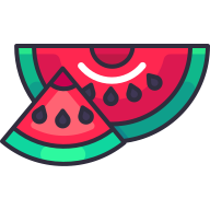 external Water-Melon-summer-goofy-color-kerismaker icon
