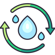 external Water-Recycle-ecology-goofy-color-kerismaker icon