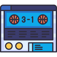 external Website-basketball-goofy-color-kerismaker icon