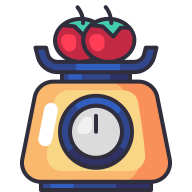 external Weight-scale-groceries-goofy-color-kerismaker icon