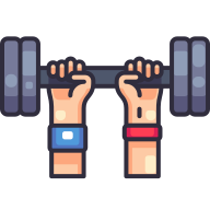 external Weightlifting-fitness-goofy-color-kerismaker icon