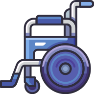 external Wheelcahir-hospital-goofy-color-kerismaker icon