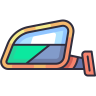 external Wing-Mirror-car-auto-parts-goofy-color-kerismaker icon