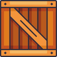 external Wooden-Box-delivery-goofy-color-kerismaker icon