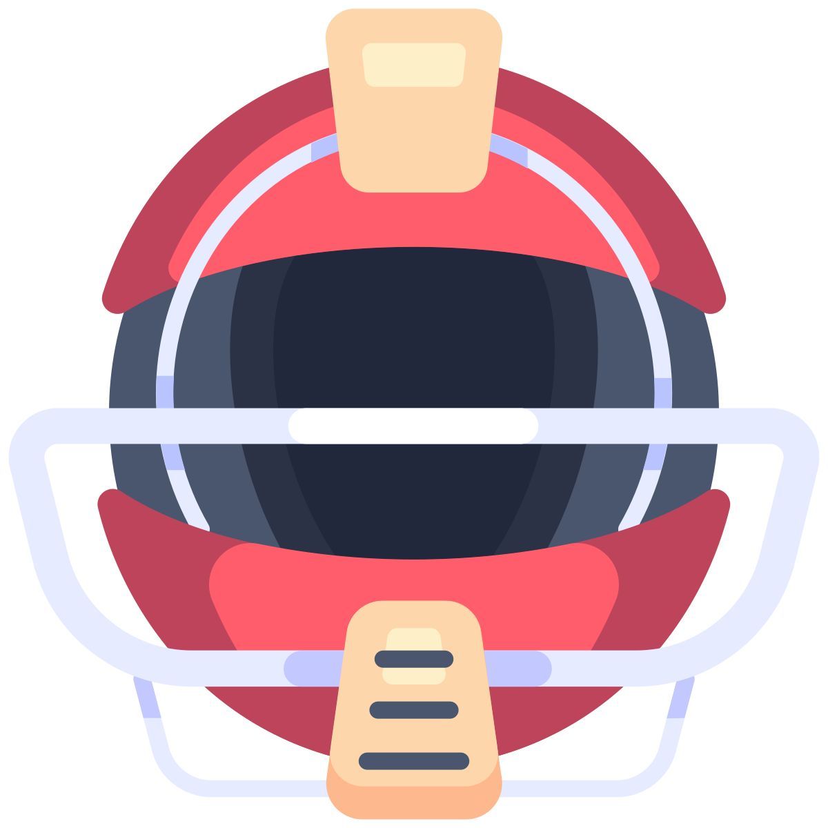 catcher helmet icon
