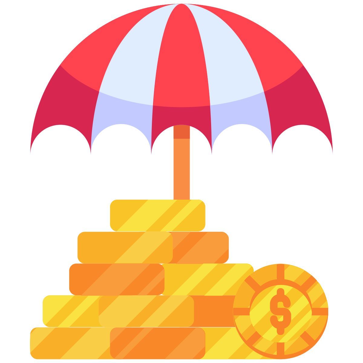coin investment insurance icon