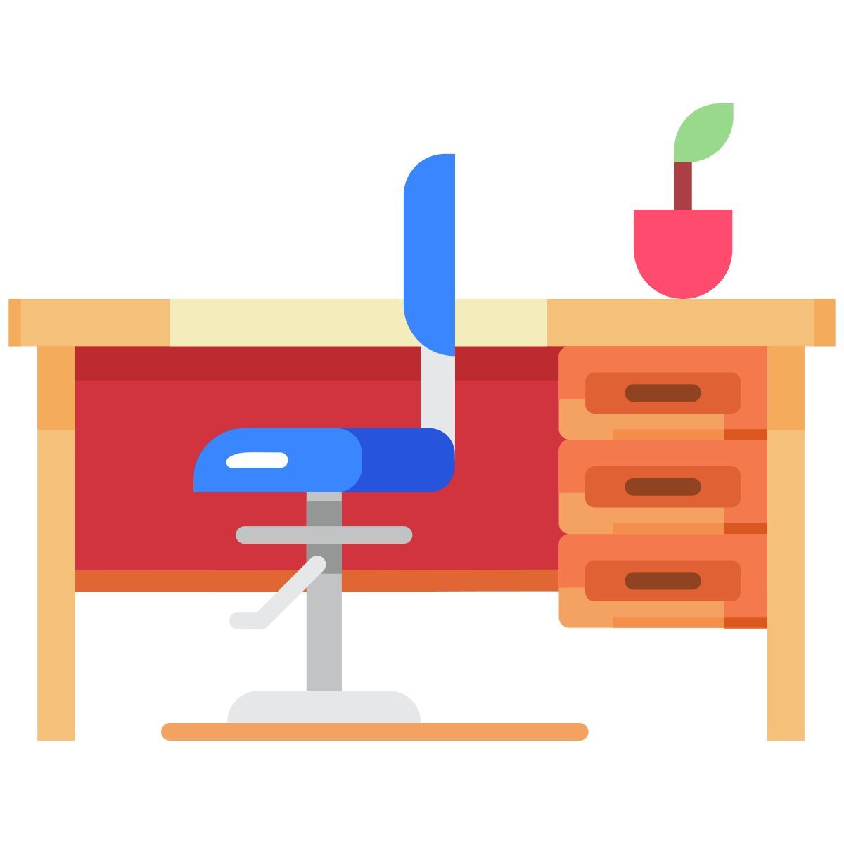 desk chair icon