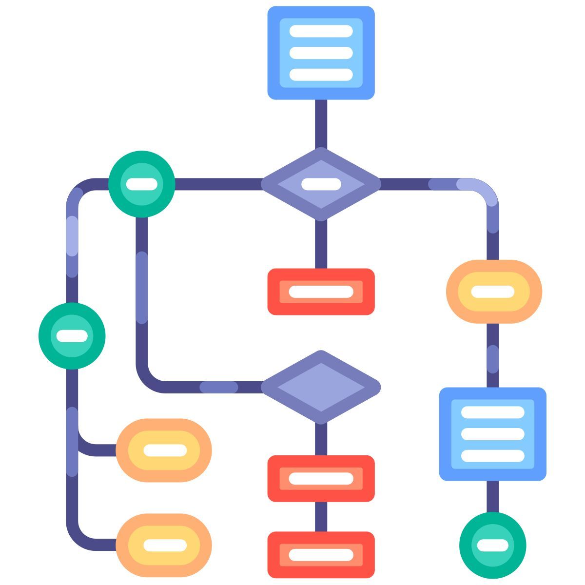 flow chart icon