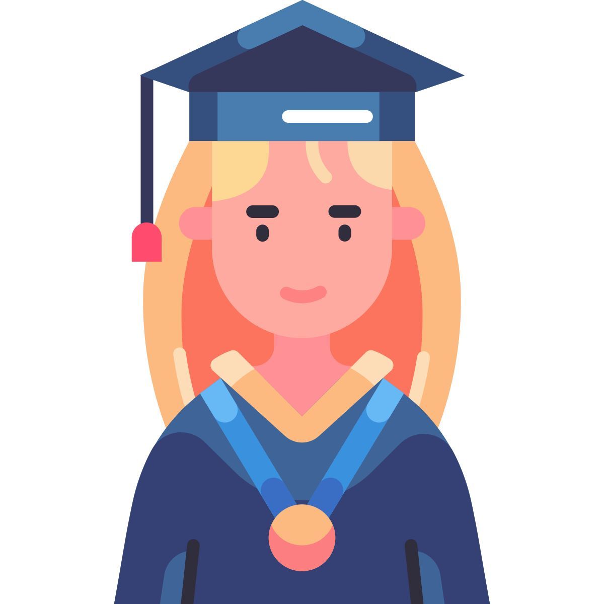 girl graduate icon