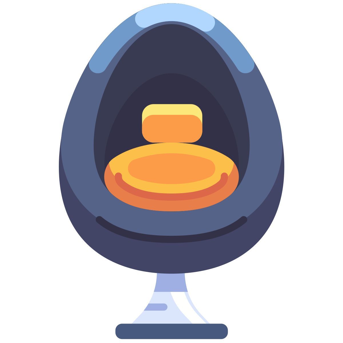 modern chair icon