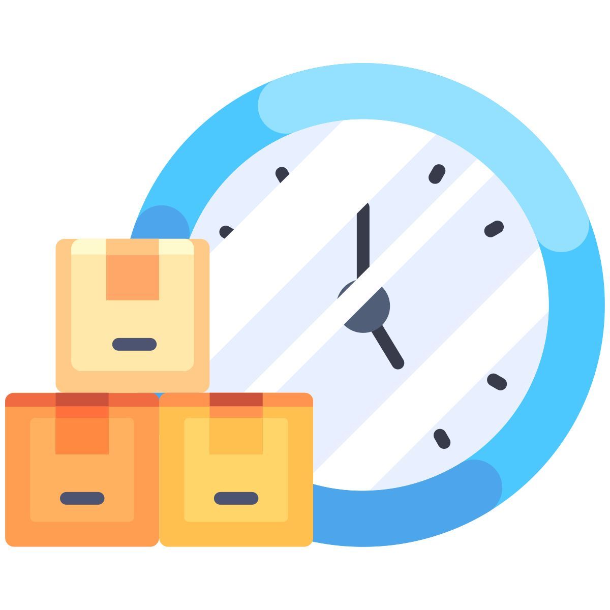 time logistic icon