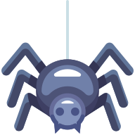 external Spider-halloween-goofy-flat-kerismaker icon