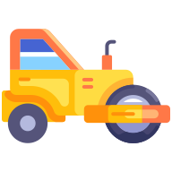 external Steamroller-construction-goofy-flat-kerismaker icon