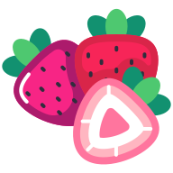 external Strawberry-fruit-goofy-flat-kerismaker icon