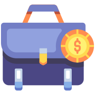 external Suitcase-finance-goofy-flat-kerismaker icon