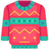 external Sweater-winter-goofy-flat-kerismaker icon