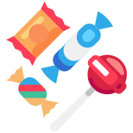 external Sweets-Candy-Chocolate-groceries-goofy-flat-kerismaker icon