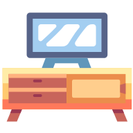 external TV-Table-furniture-goofy-flat-kerismaker icon