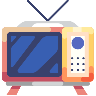 external TV-home-appliance-goofy-flat-kerismaker icon