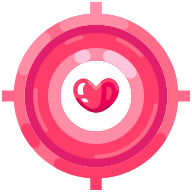external Target-love-goofy-flat-kerismaker icon