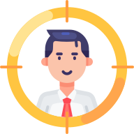 external Target-office-goofy-flat-kerismaker icon