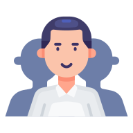 external Team-office-goofy-flat-kerismaker icon