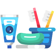external Toiletris-groceries-goofy-flat-kerismaker icon