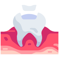 external Tooth-Filling-dentistry-goofy-flat-kerismaker icon