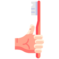 external Tooth-brush-dental-care-goofy-flat-kerismaker icon