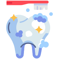 external Tooth-brushing-dental-care-goofy-flat-kerismaker icon