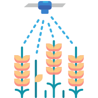 external Top-watering-system-farming-goofy-flat-kerismaker icon