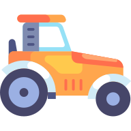 external Tractor-transportation-obvious-flat-kerismaker icon