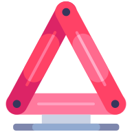 external Triangle-car-auto-parts-goofy-flat-kerismaker icon