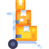 external Trolley-delivery-goofy-flat-kerismaker icon