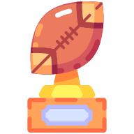 external Trophy-american-football-goofy-flat-kerismaker icon