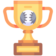 external Trophy-baseball-goofy-flat-kerismaker icon