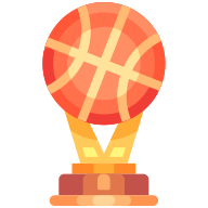 external Trophy-basketball-goofy-flat-kerismaker icon