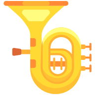 external Tuba-musical-instrument-goofy-flat-kerismaker icon