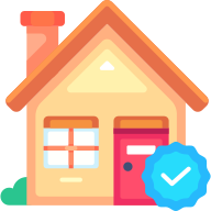 external Verified-real-estate-goofy-flat-kerismaker icon