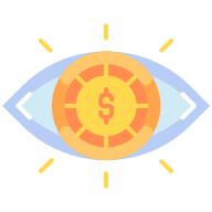 external Vision-finance-goofy-flat-kerismaker icon